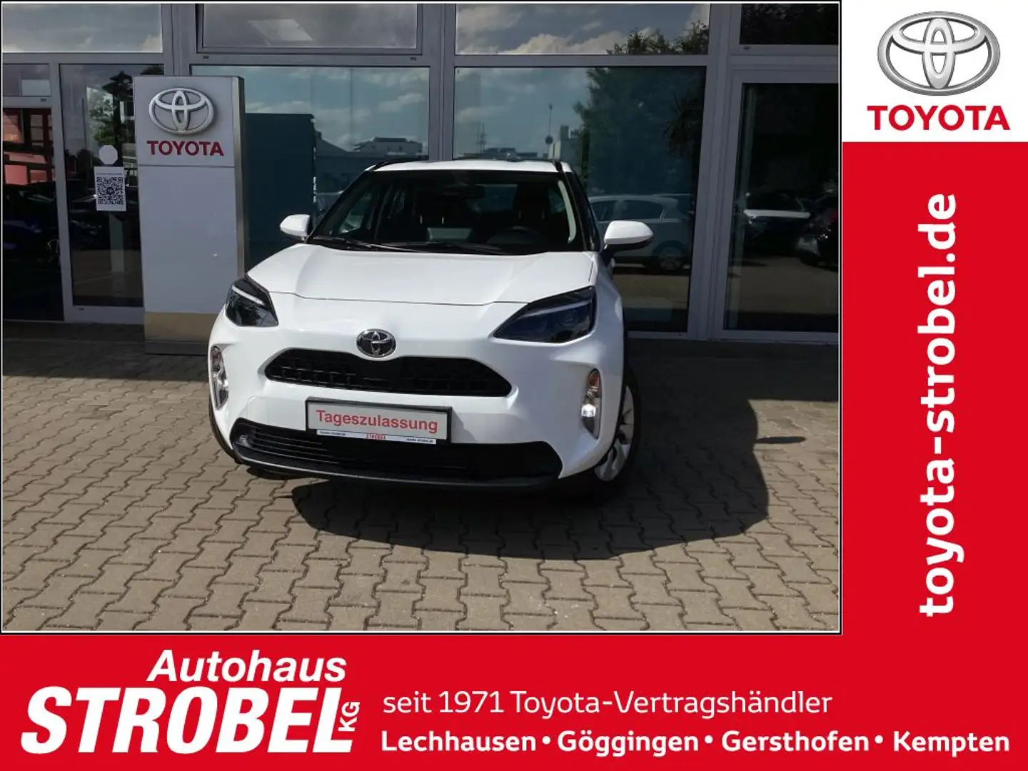 Toyota Yaris Cross Hybrid 116 1.5 VVT-i Business Edition Blanc - 1