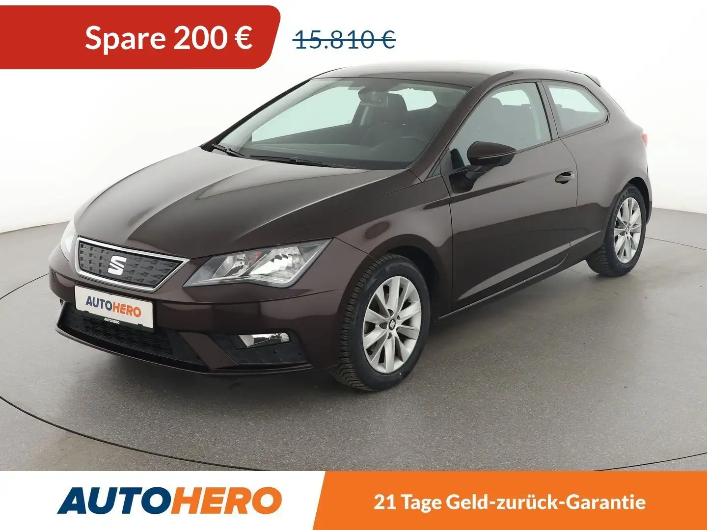 SEAT Leon 1.0 TSI Style Ecomotive Aut.*TEMPO*PDC* Schwarz - 1