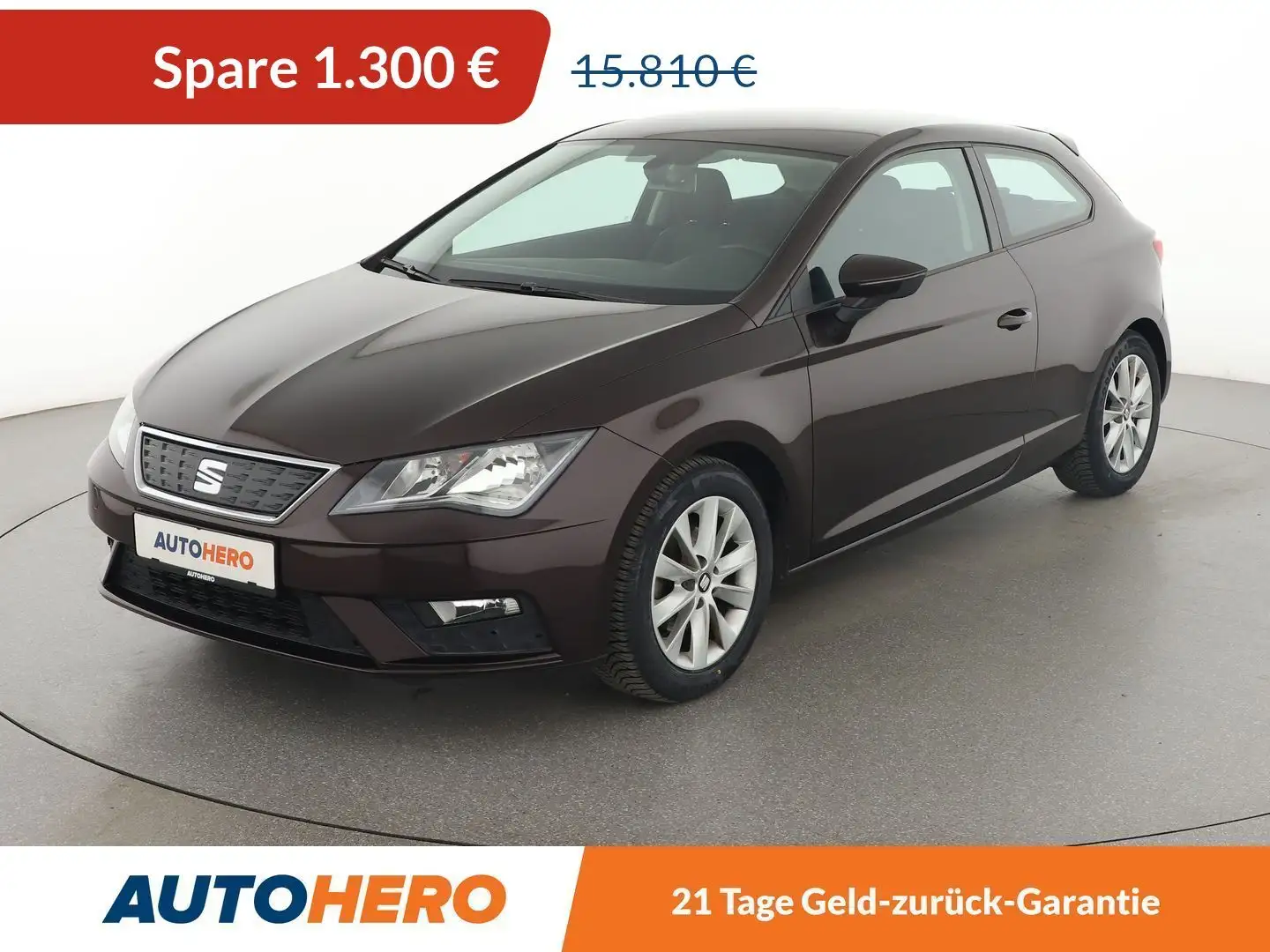 SEAT Leon 1.0 TSI Style Ecomotive Aut.*TEMPO*PDC* Schwarz - 1
