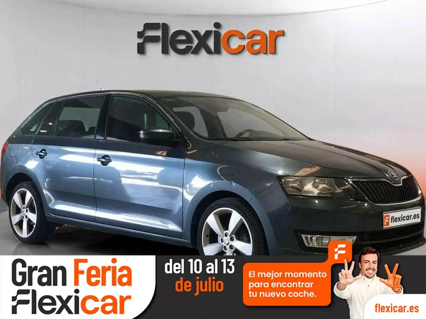 Skoda Rapid/Spaceback 1.6 TDI CR 105cv Ambition Gris - 1