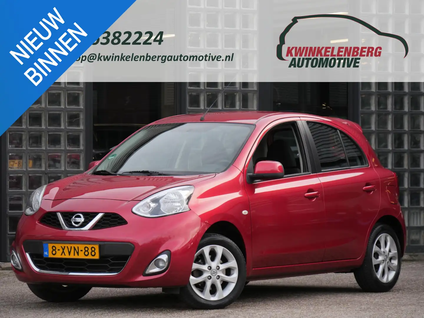 Nissan Micra 1.2 ACENTA/ STYLE PACK/ AUTOMAAT/ 42.463KM!! Rouge - 1