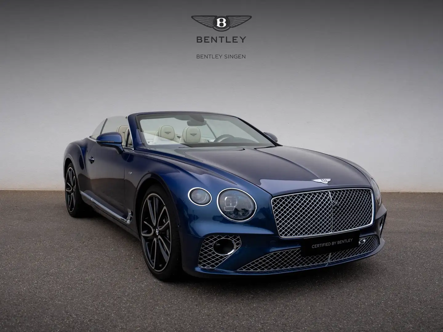 Bentley Continental GTC V8 *B&O, Rotating Display* Blau - 1