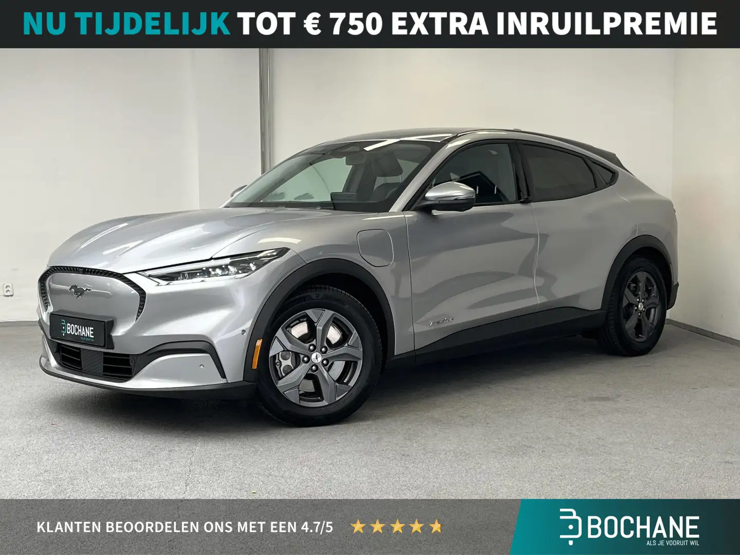 Ford Mustang Mach-E RWD 75 kWh | 1e-EIG | 93% SOH | B&O | 360 CAMERA | Grijs - 1