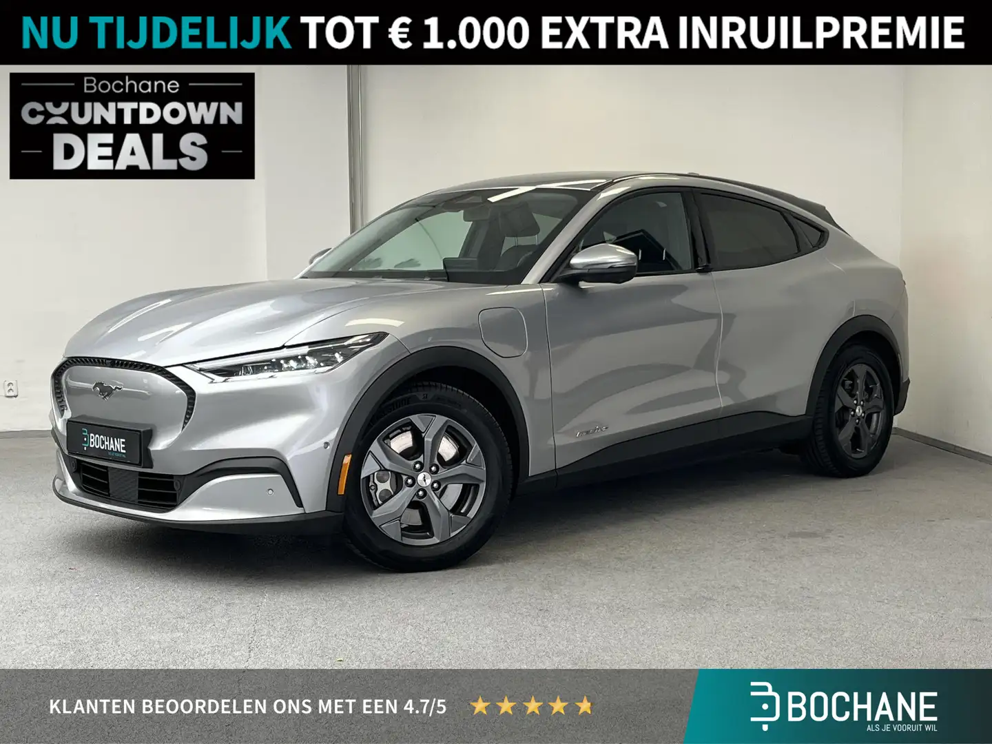 Ford Mustang Mach-E RWD 75 kWh | 1e-EIG | 93% SOH | B&O | 360 CAMERA | Gri - 1