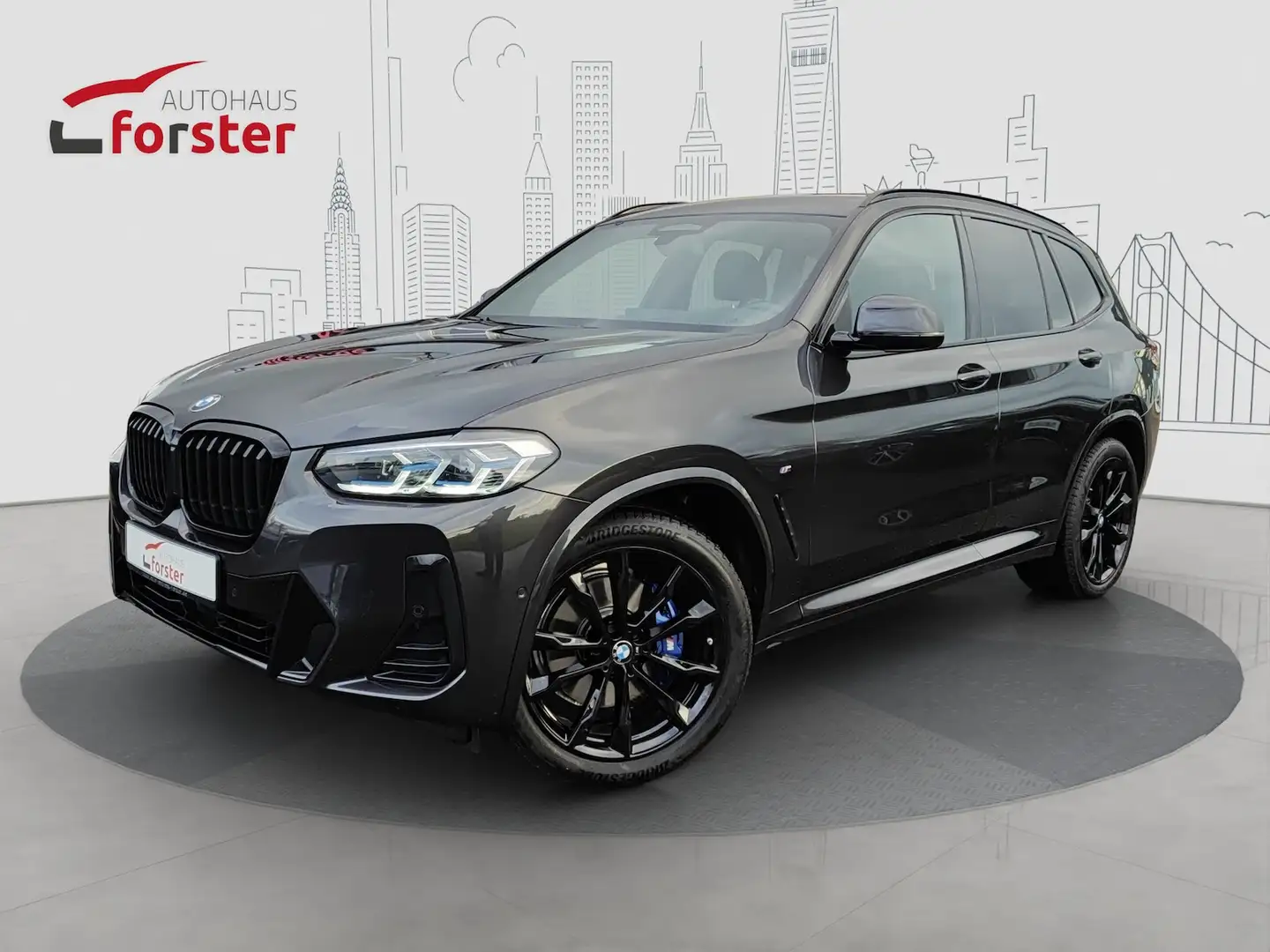 BMW X3 xDrive 30d M Sport AHK ACC HUD Laserlicht Standh. Gris - 1