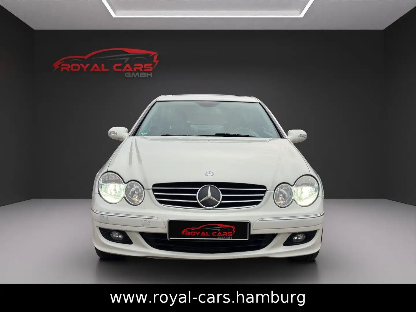 Mercedes-Benz CLK 350 Coupe NAVI*MEMORY*SHZ*LEDER*EGSD*TEMPOMA Weiß - 2