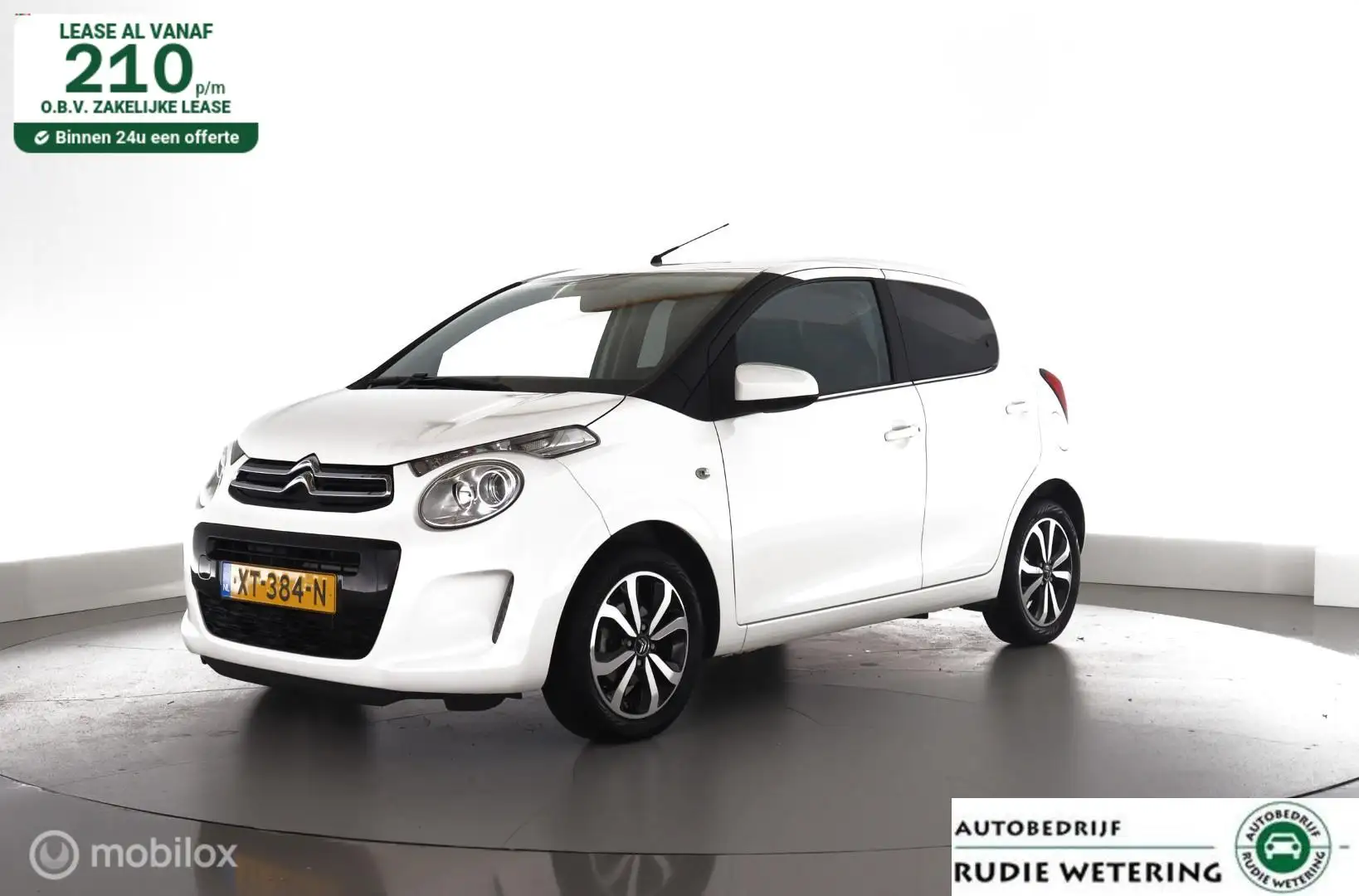 Citroen C1 1.0 VTi Automaat Shine cam|nav|ecc|dab|lmv15 Weiß - 1