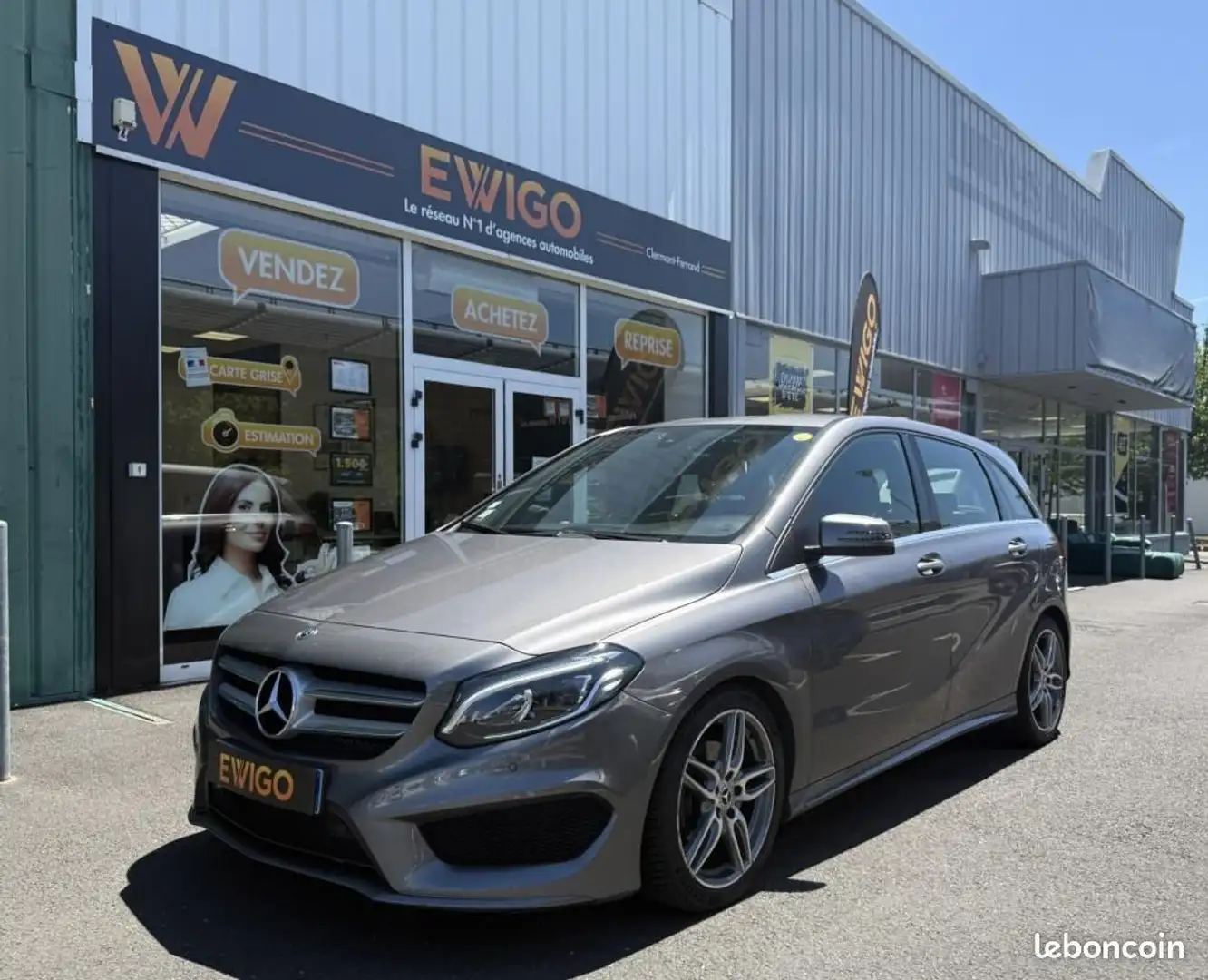 Mercedes-Benz B 180 Mercedes 180D 110Ch SPORT EDITION 7G-DCT BVA ENTRE Gris - 1