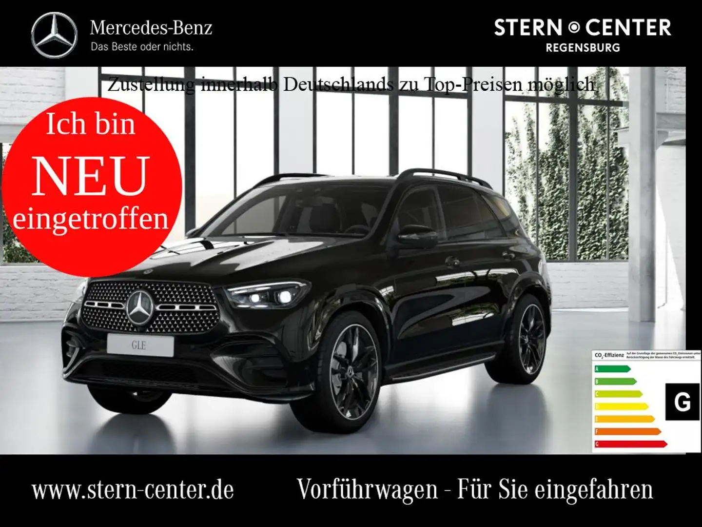 Mercedes-Benz GLE 450 d 4MATIC Sitzklima AMG SHD MBUX Wide Schwarz - 1