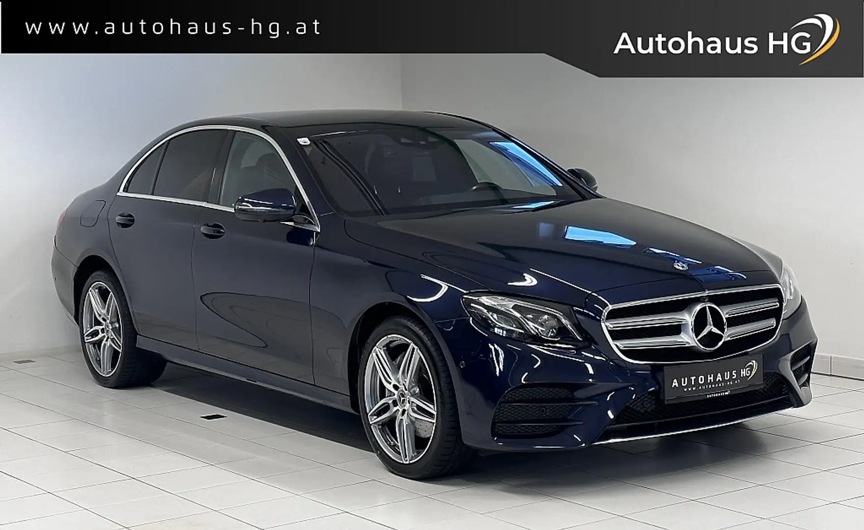 Mercedes-Benz E 220 d 4MATIC Aut. AMG-Line/360°KAMERA/TOT-WINKEL/ Blau - 1