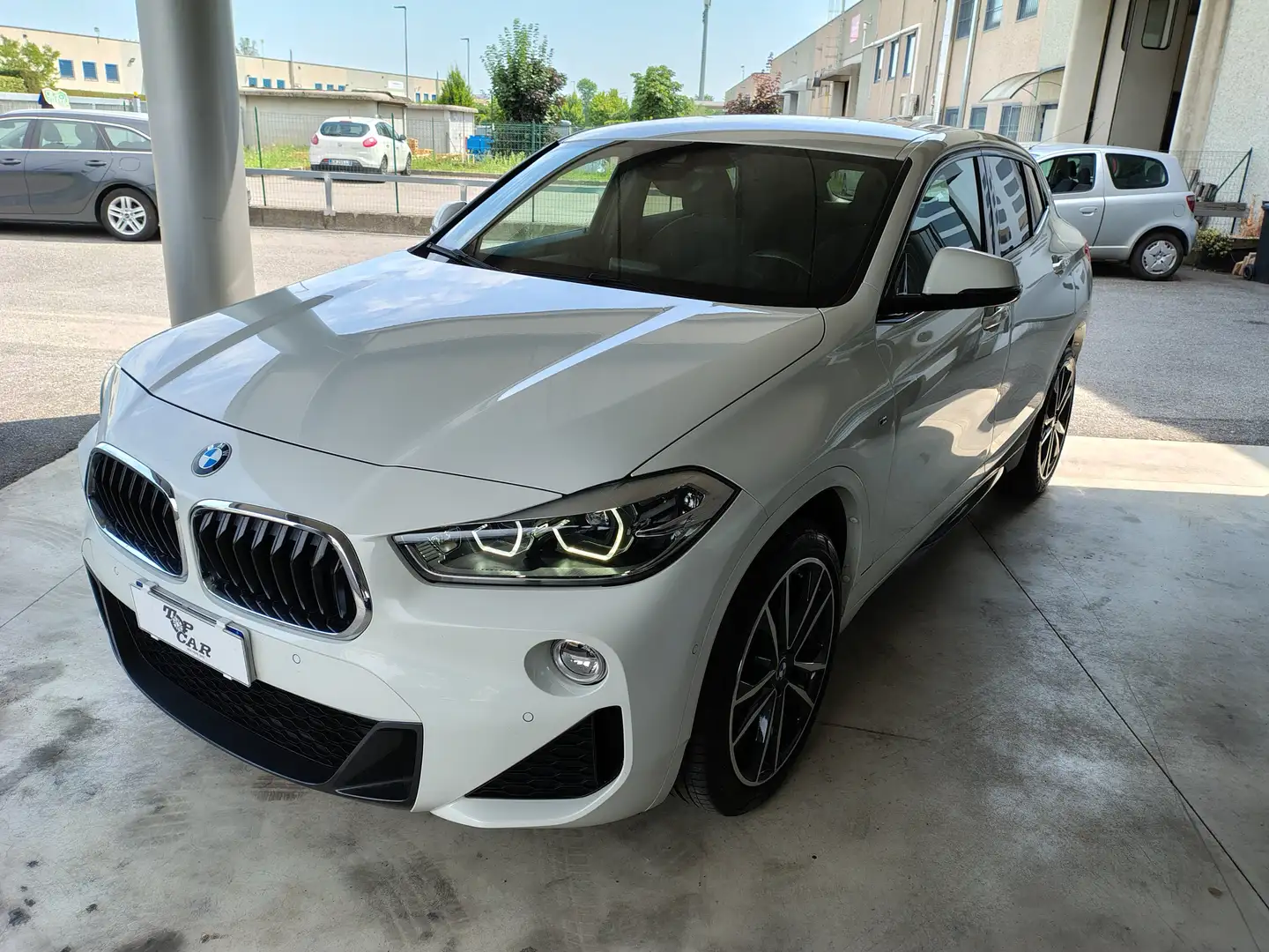 BMW X2 sdrive18d Msport auto Bianco - 1