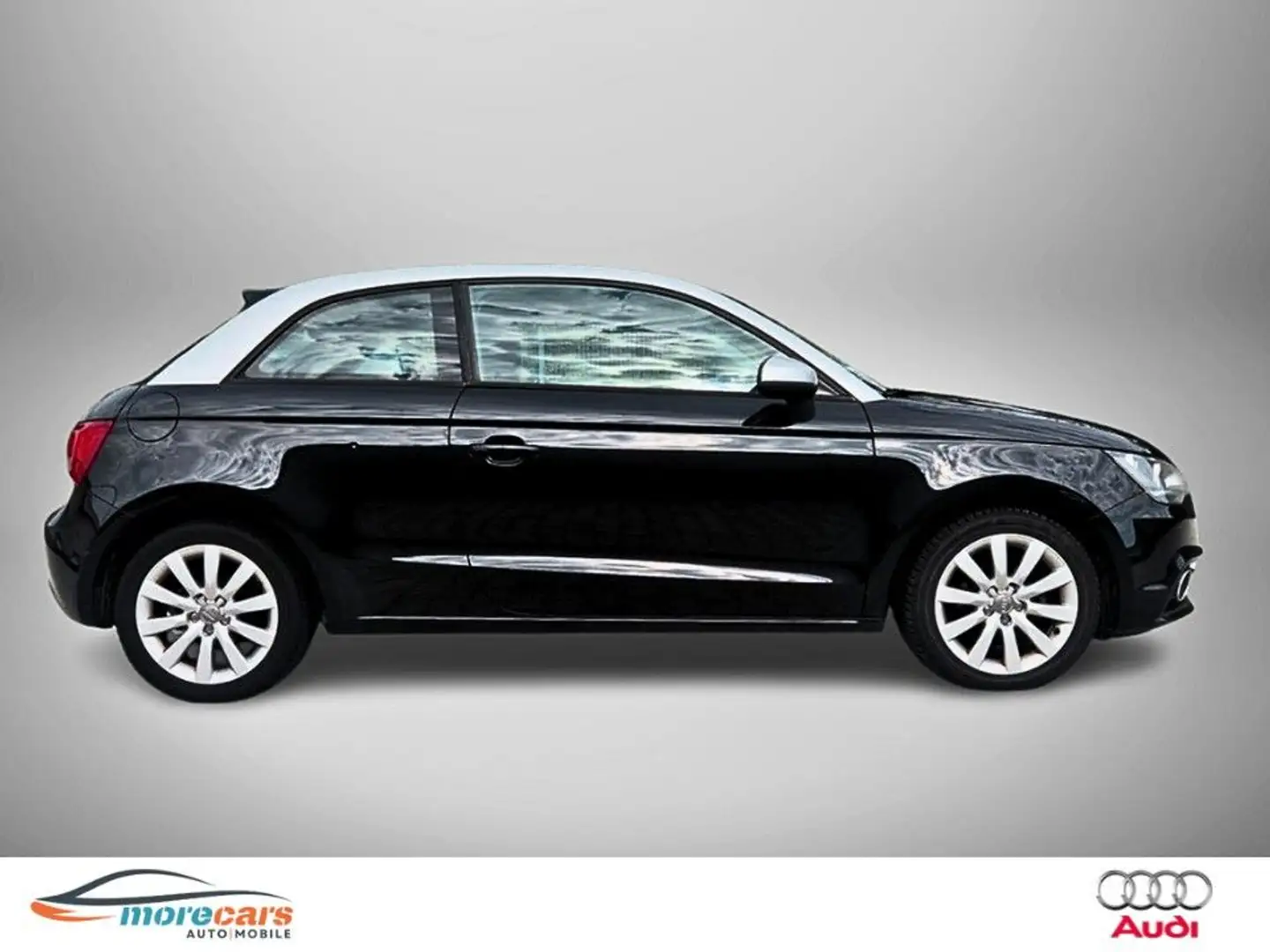 Audi A1 Ambition Diesel, aus 2.Hand, Navi, Tempomat Noir - 2
