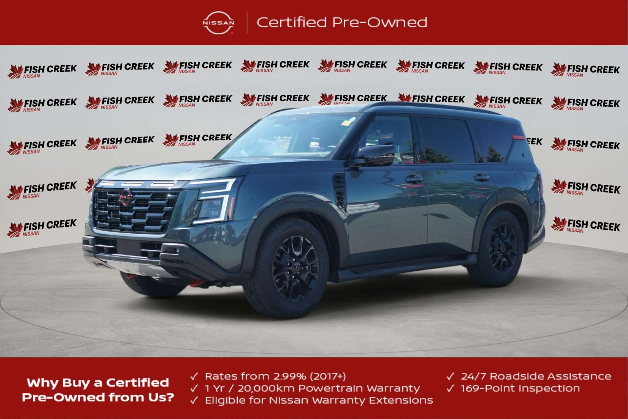 2026 Nissan Armada PRO-4X | Ex Rep Demo | Summer + Winter  Tires |