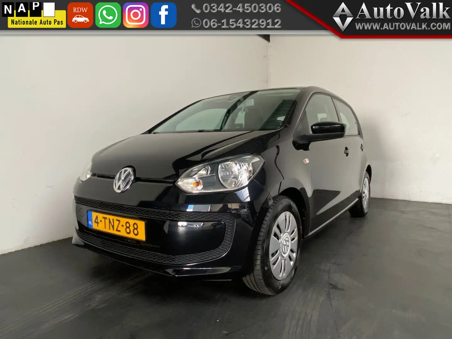 Volkswagen up! 1.0 move up! BlueMotion Zwart - 1