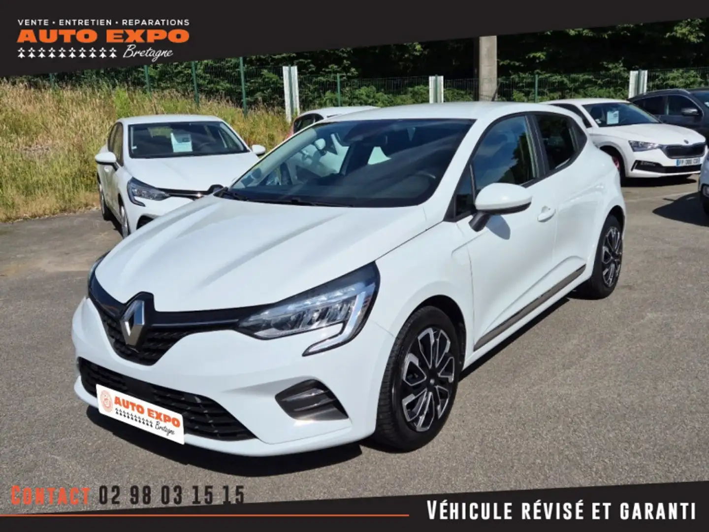 Renault Clio 1.0 TCE 100CH BUSINESS - 20 Blanc - 1