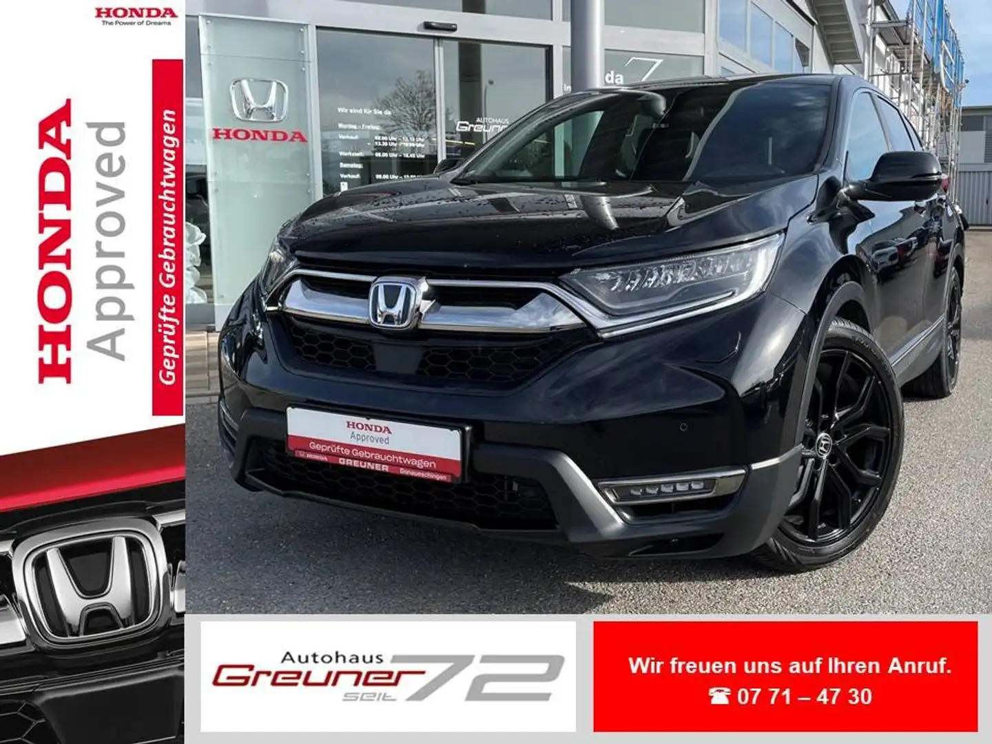 Honda CR-V CR-V Hybrid 2.0 i-MMD 4WD Sport Line * AHK * Schwarz - 1