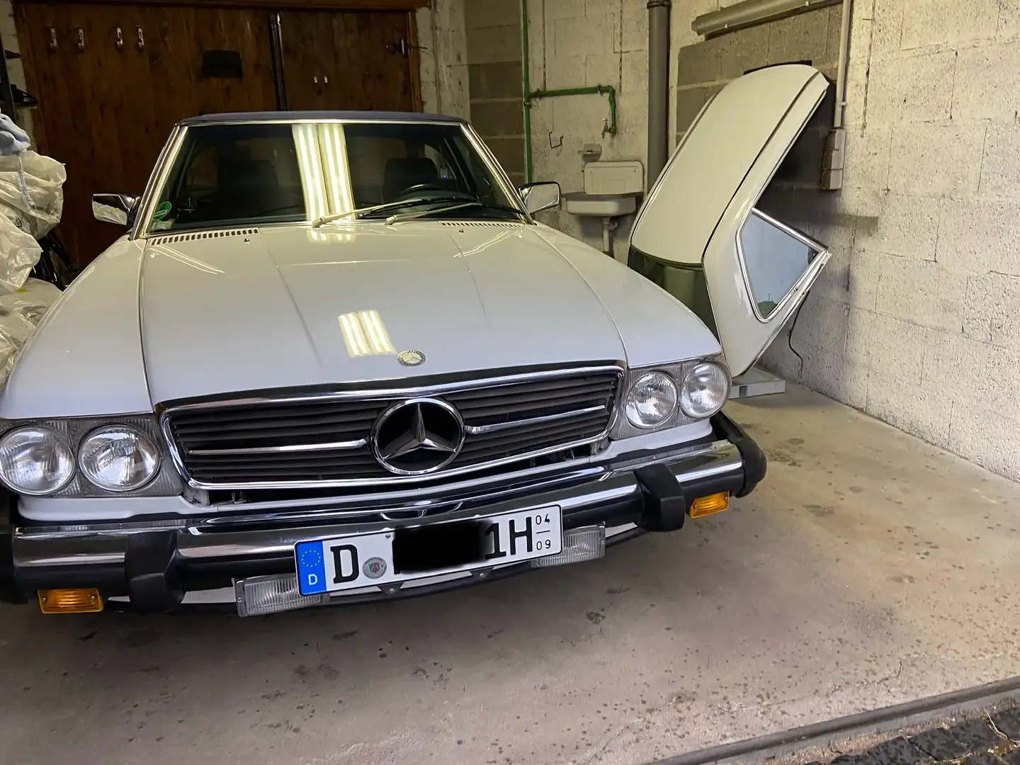 Mercedes-Benz SL 560 Top Originalzustand Weiß - 1
