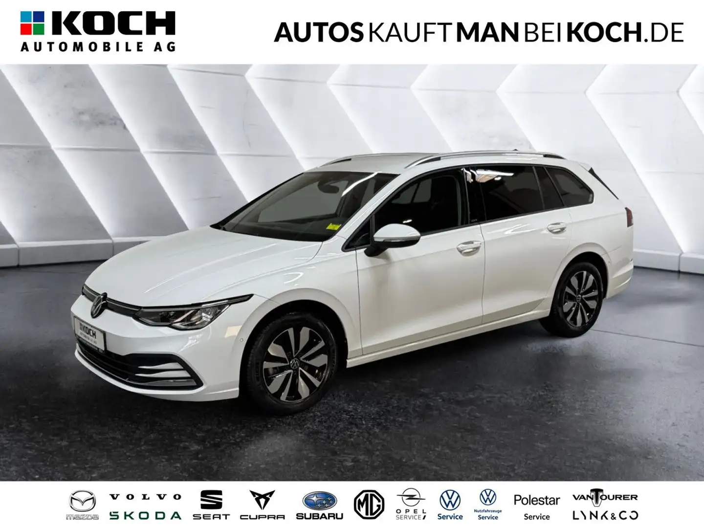 Volkswagen Golf Variant Golf VIII 1.5 eTSI DSG Move LED SHZ LHZ NAV top Wit - 1