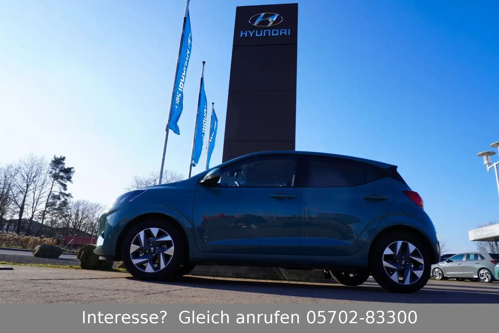 Hyundai i10 1.2 16V AUTOMATIK Trend MJ25 *KOMF/NAVI/RFK* Grün - 2