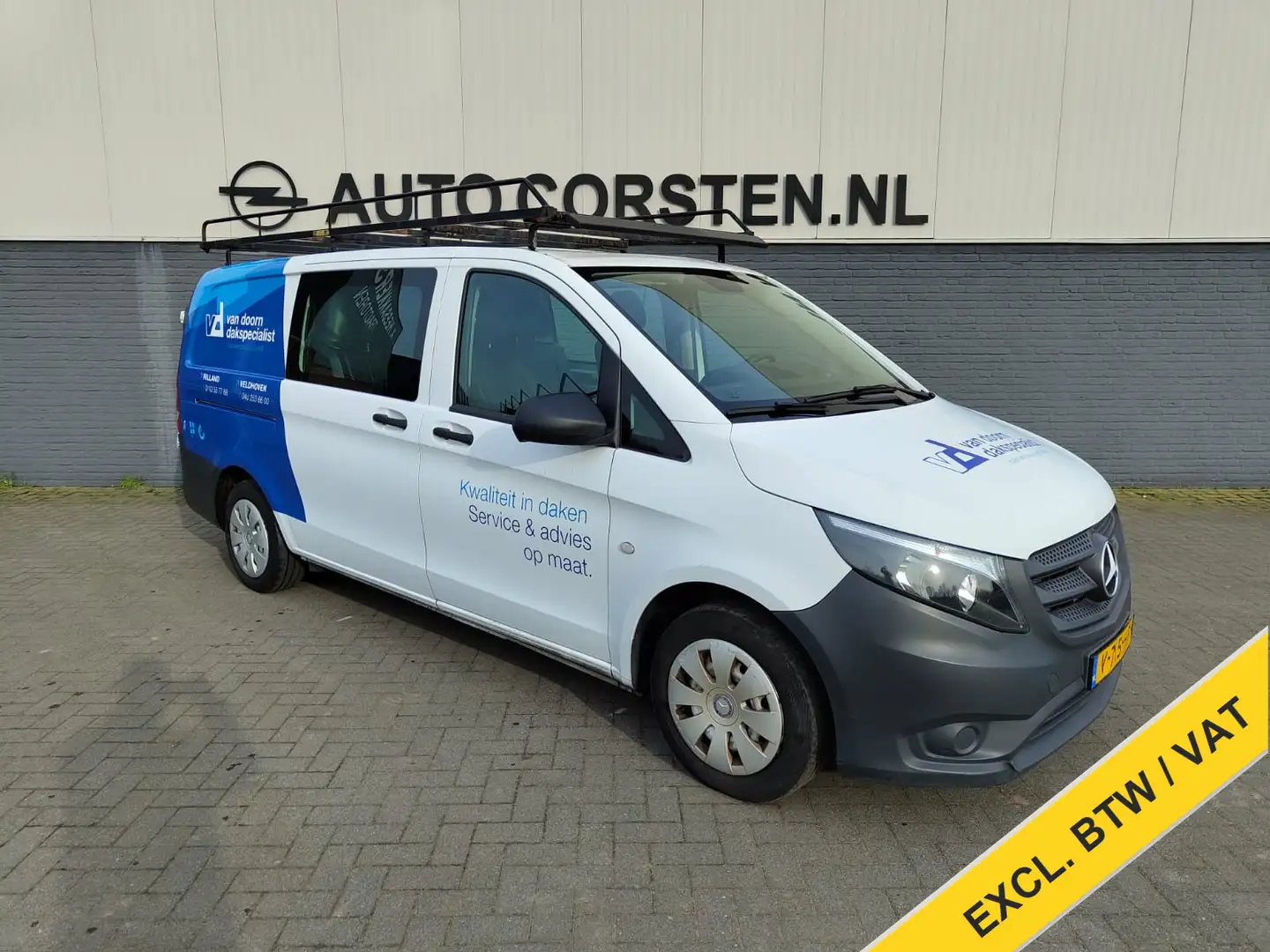 Mercedes-Benz Vito 111 CDI Lang Dubbele Cabine Airco Trekhaak Imperia Wit - 2