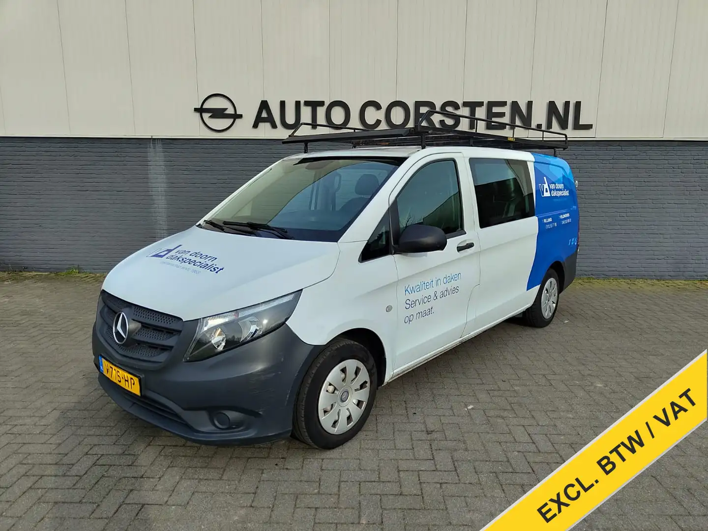 Mercedes-Benz Vito 111 CDI Lang Dubbele Cabine Airco Trekhaak Imperia Wit - 1