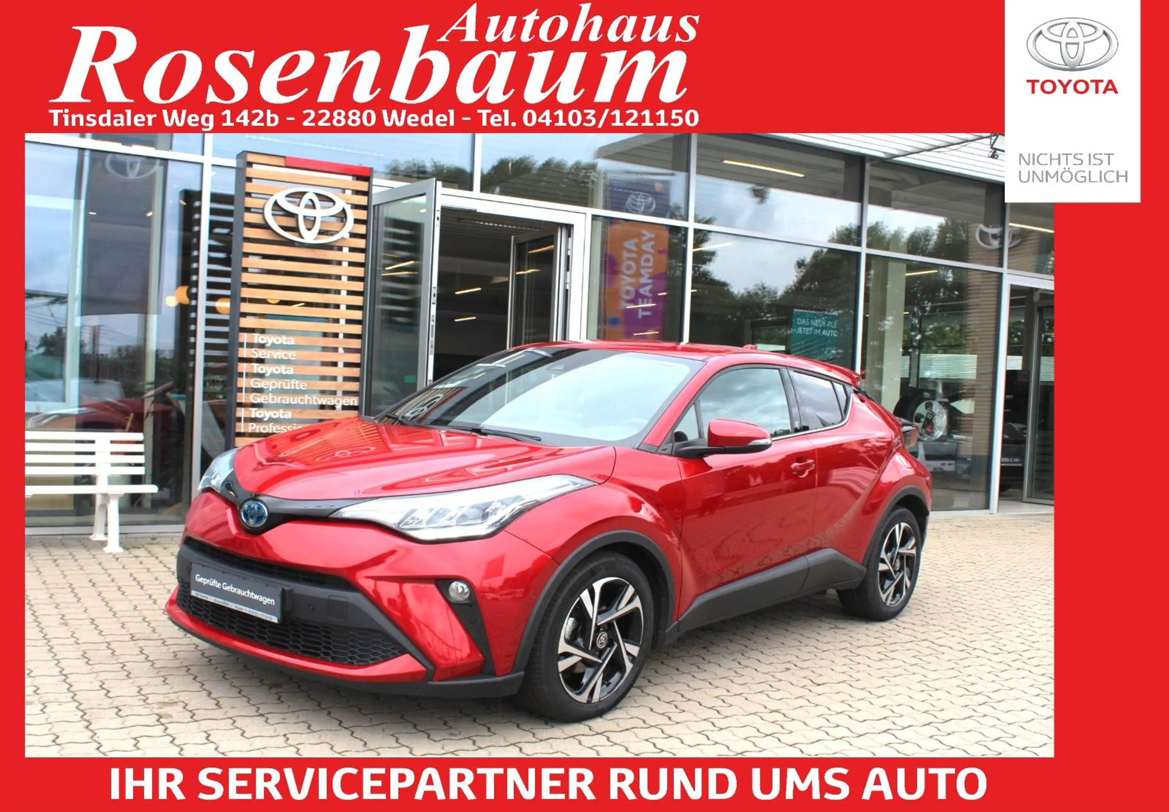 Toyota C-HR Hybrid Team D*LED*PDC*KAMERA*SHZ*NAVI*1HAND