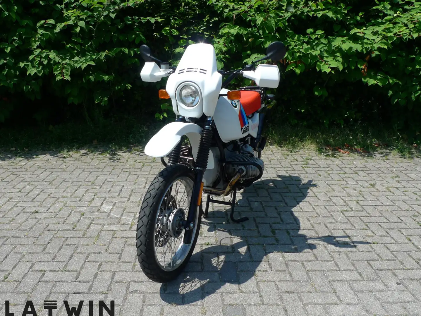 BMW R 100 GS Paris-Dakar #flatwinmotos Wit - 2