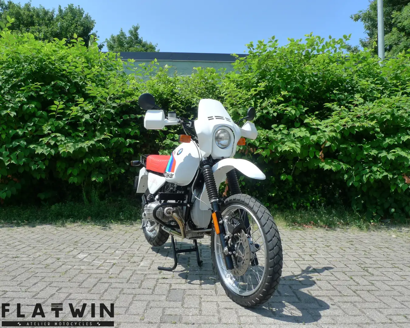 BMW R 100 GS Paris-Dakar #flatwinmotos Wit - 1