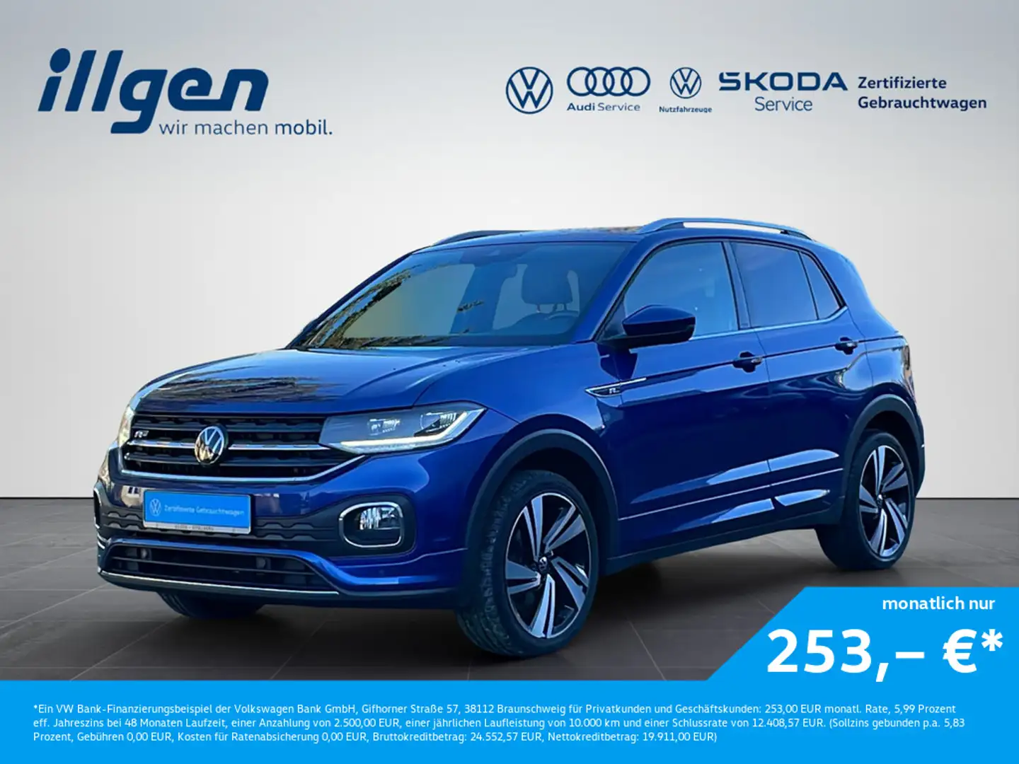 Volkswagen T-Cross 1.5 TSI Style Bleu - 1