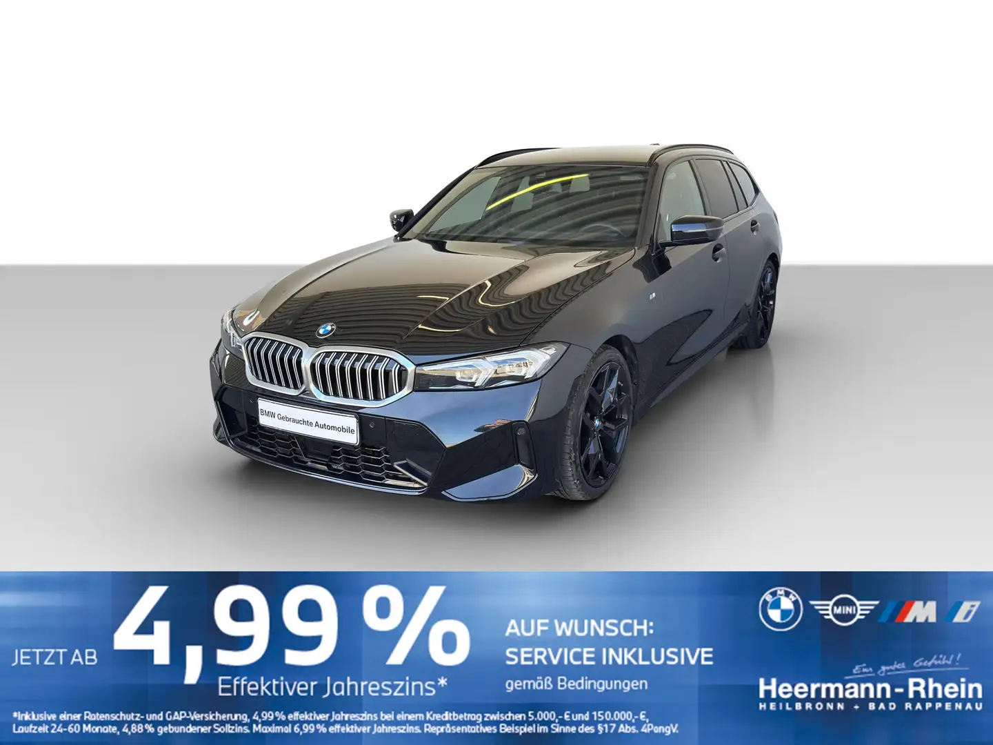 BMW 318 iA Tour. M Sport LiveCock.ACC.Keyl.ParkAss.SH Negro - 2