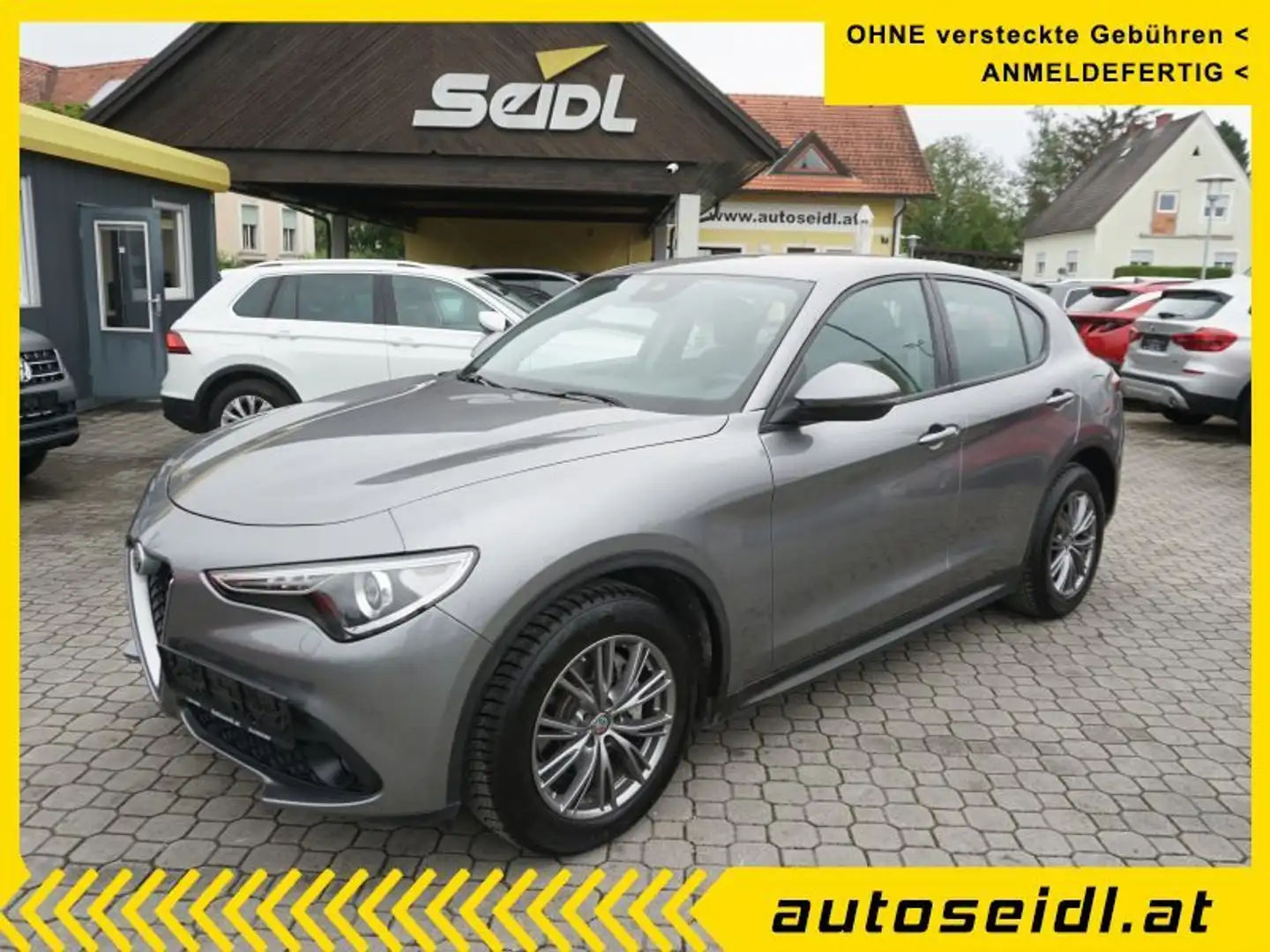Alfa Romeo Stelvio 2,2 ATX RWD *NAVI+KAMERA* Grau - 1