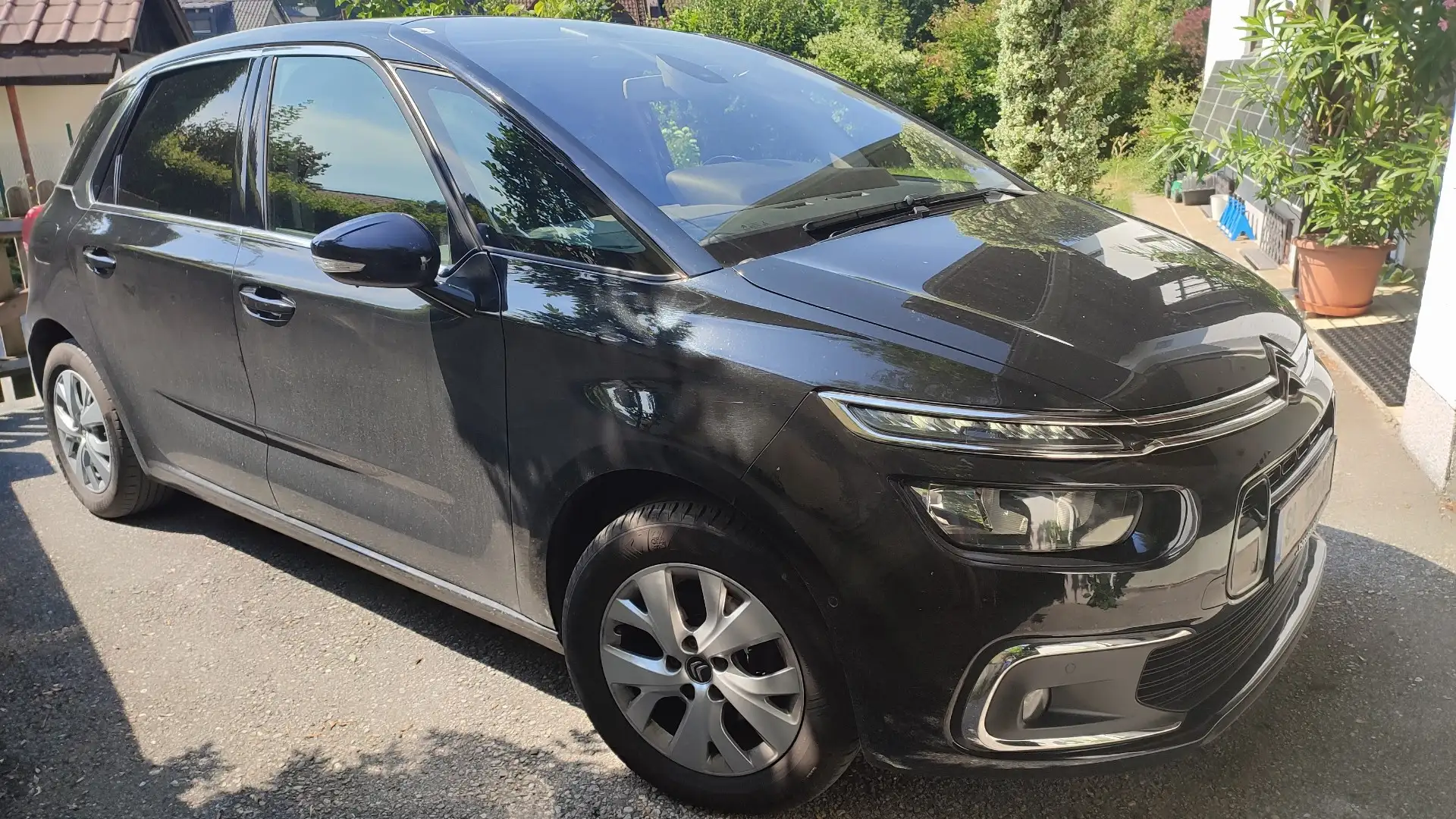 Citroen C4 Picasso BlueHDi 120 EAT6 FEEL, Automatik, AHK, Garantie Schwarz - 1