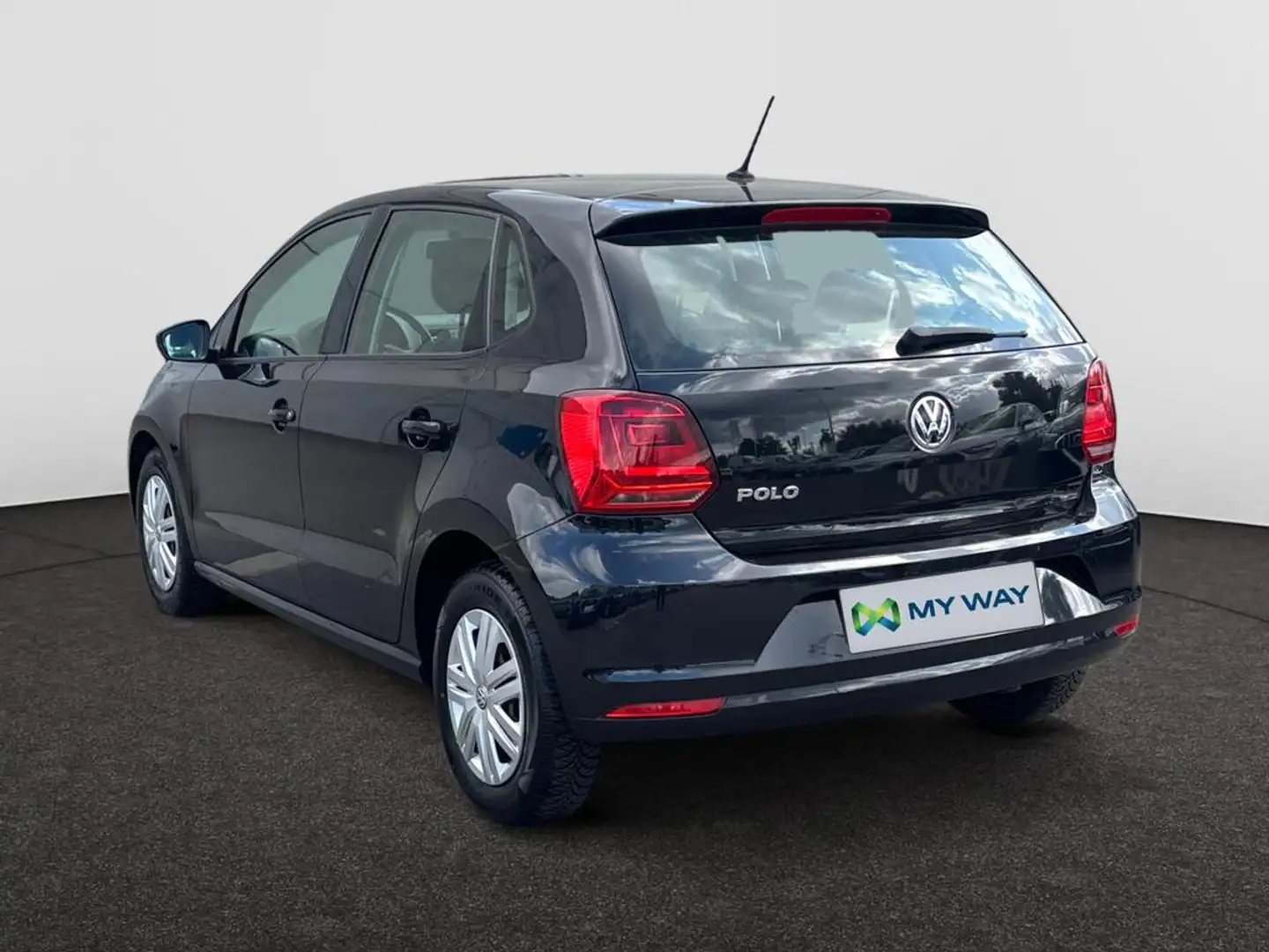 Volkswagen Polo Polo Trendline 1.0   44 kW (60 ch) 5 vitesses manu Zwart - 2