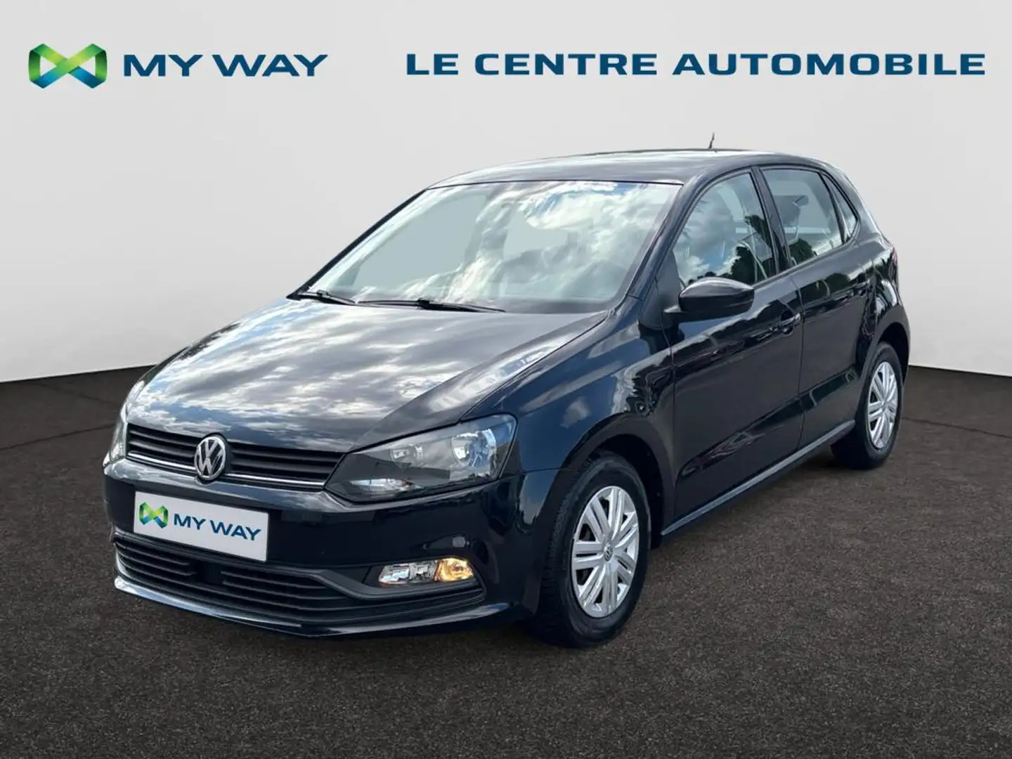 Volkswagen Polo Polo Trendline 1.0   44 kW (60 ch) 5 vitesses manu Zwart - 1