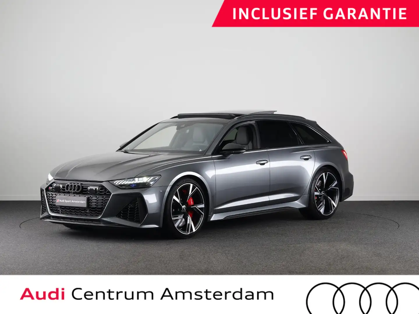 Audi RS6 Avant TFSI quattro 600pk | Panoramadak | Keremisch Grijs - 1