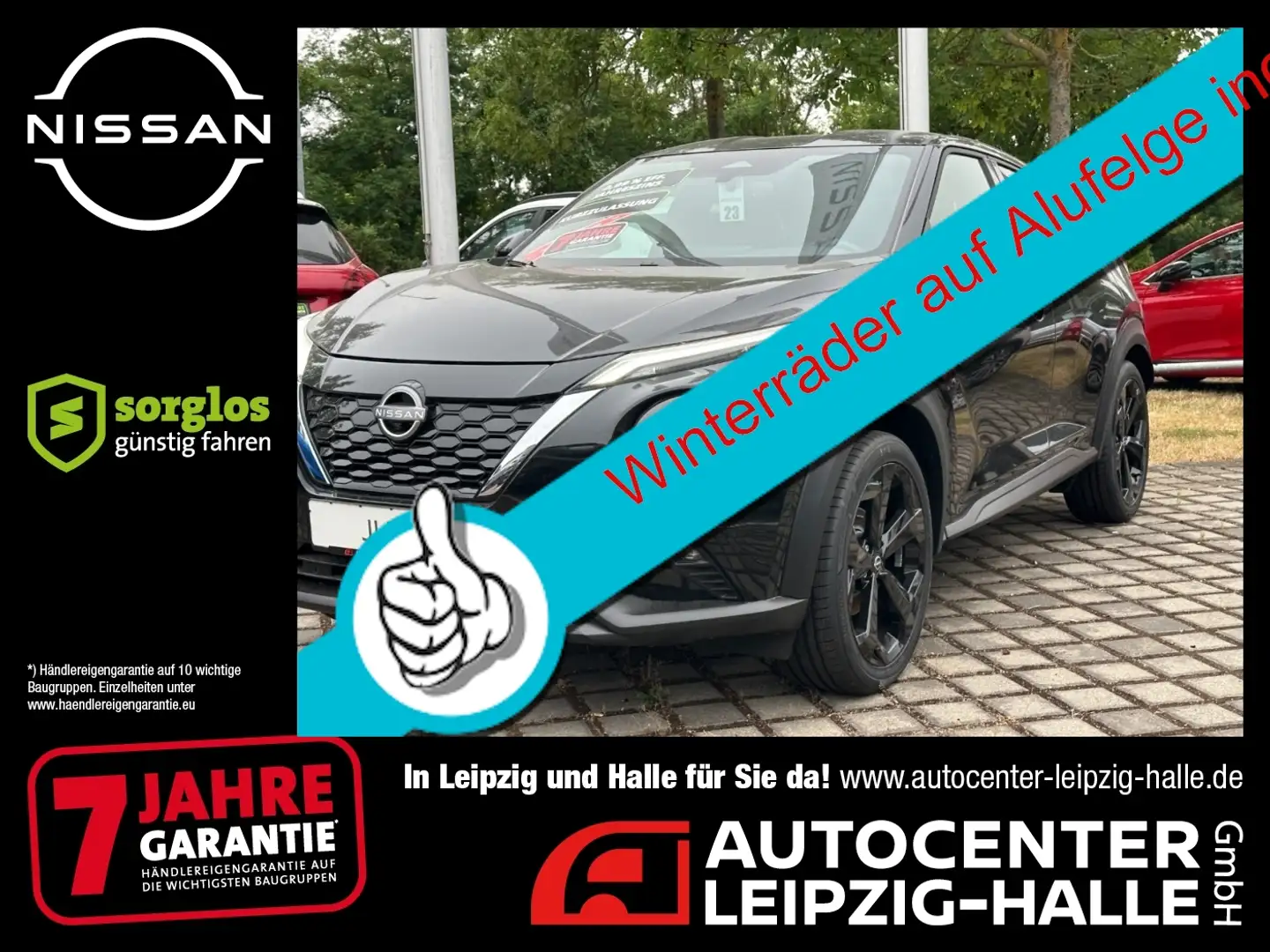 Nissan Juke TEKNA 1.6 HYBRID 4AMT ProPilot 360° LM Schwarz - 1
