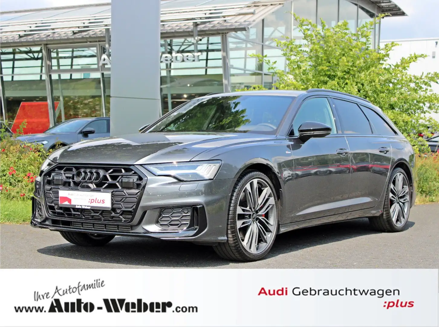 Audi A6 Avant 55TFSIe qu S LINE BLACK B&O AHK HuD ACC Grau - 1