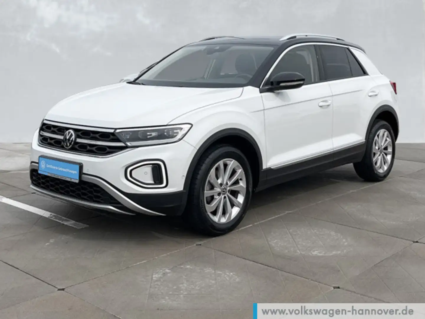 Volkswagen T-Roc 1.0 TSI Navi AHK LED STHZG DigCockpit PDC Weiß - 2