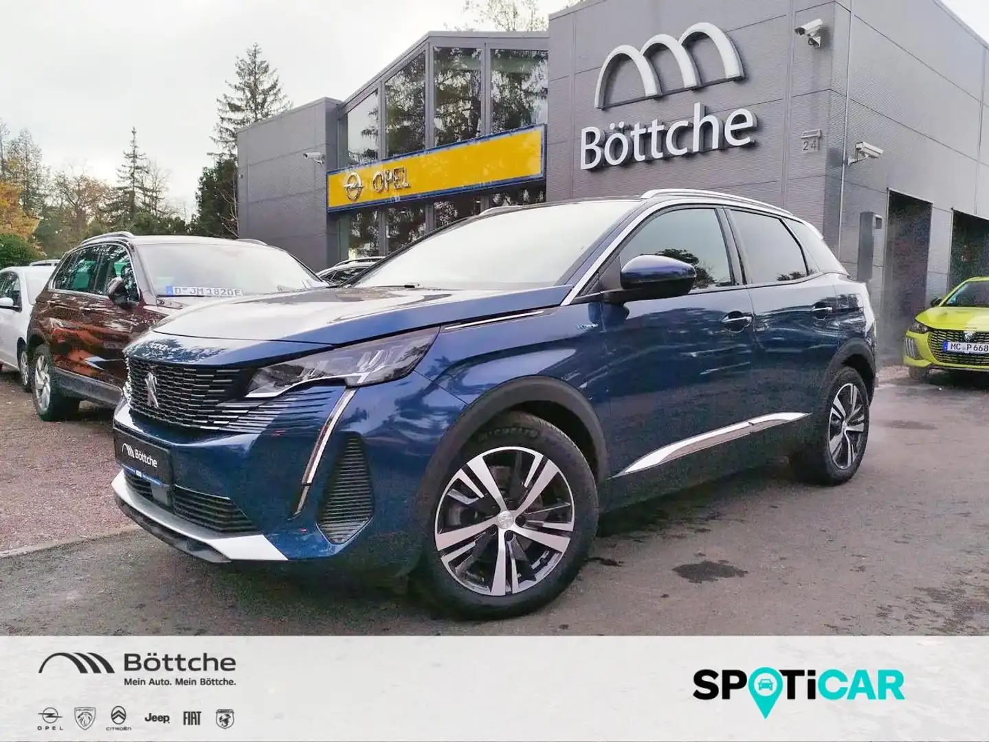 Peugeot 3008 Hybrid 225 Allure Pack el.Heckklappe/360°Kamera/LE Blau - 1