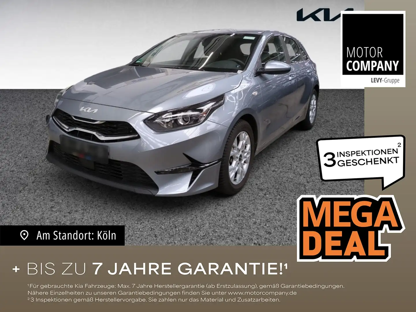 Kia Ceed / cee'd Ceed 1.5 T-GDI Vision +DCT+Allwetter+Navi+R.Kam++ Zilver - 1