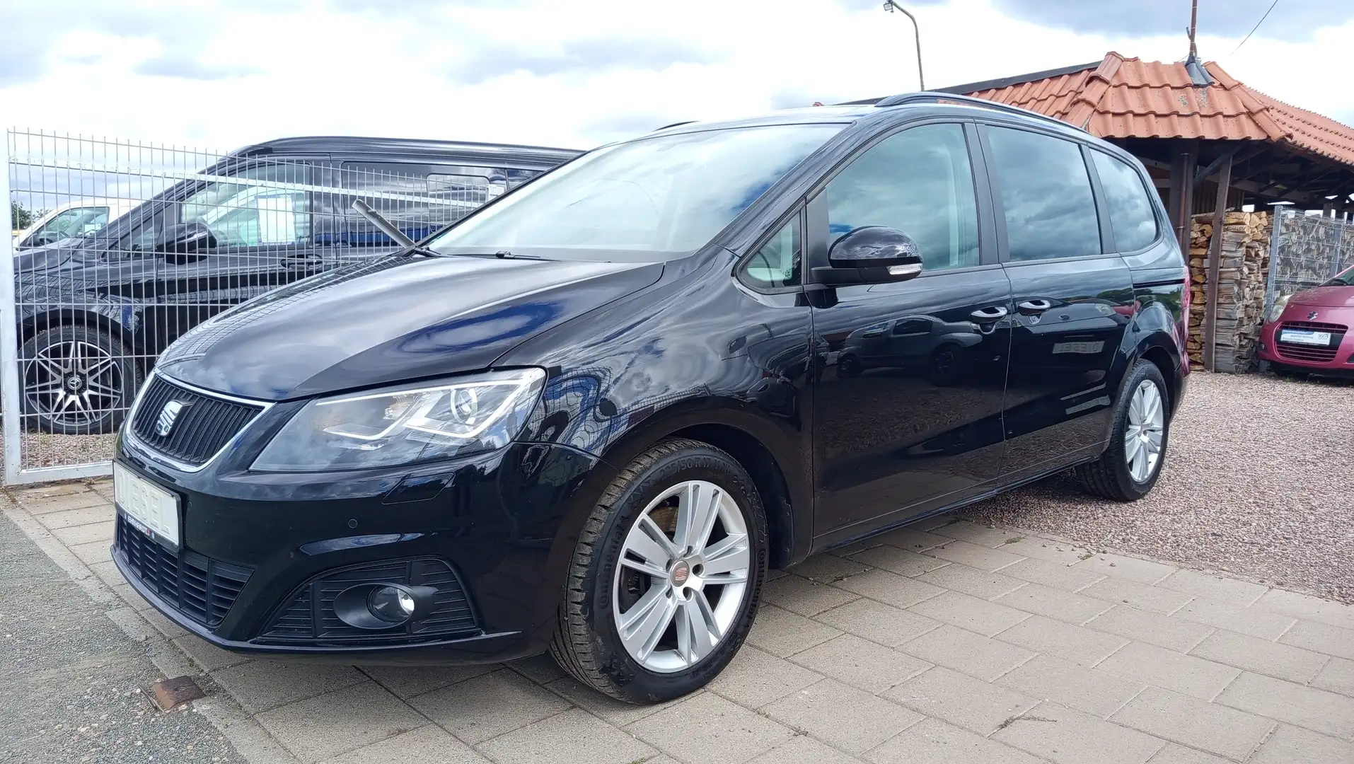 SEAT Alhambra Alhambra 2.0 TDI 7 Sitze,Kamera,Navi,AHK,Klimaauto Schwarz - 2