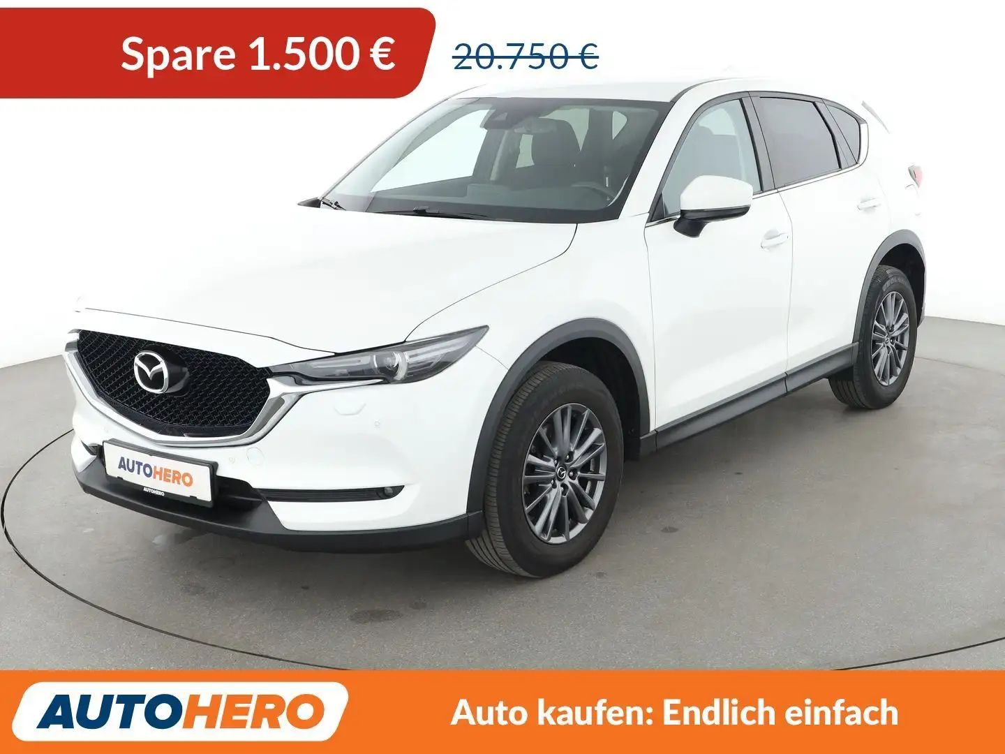 Mazda CX-5 2.2 Turbodiesel Exclusive-Line 2WD*NAVI*TEMPO*PDC* Weiß - 1