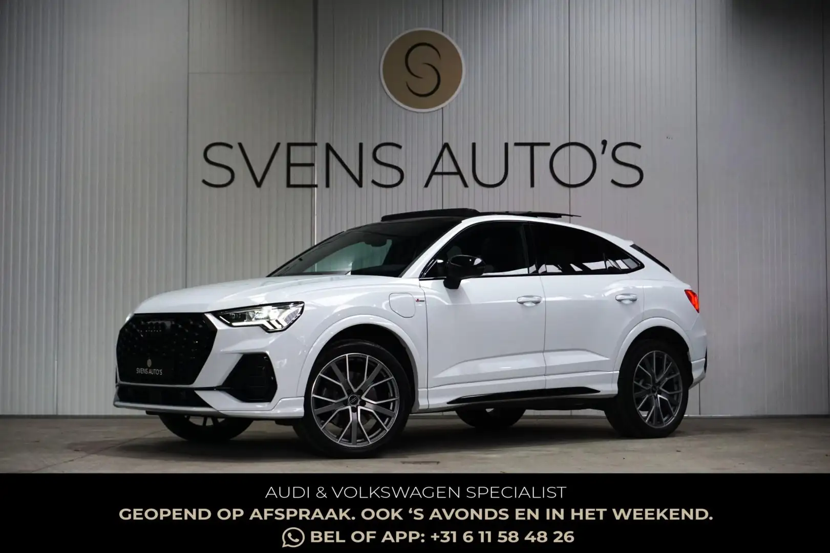Audi Q3 Sportback 45 TFSIe S-Line Black Edition Panodak|Tr Blanc - 1