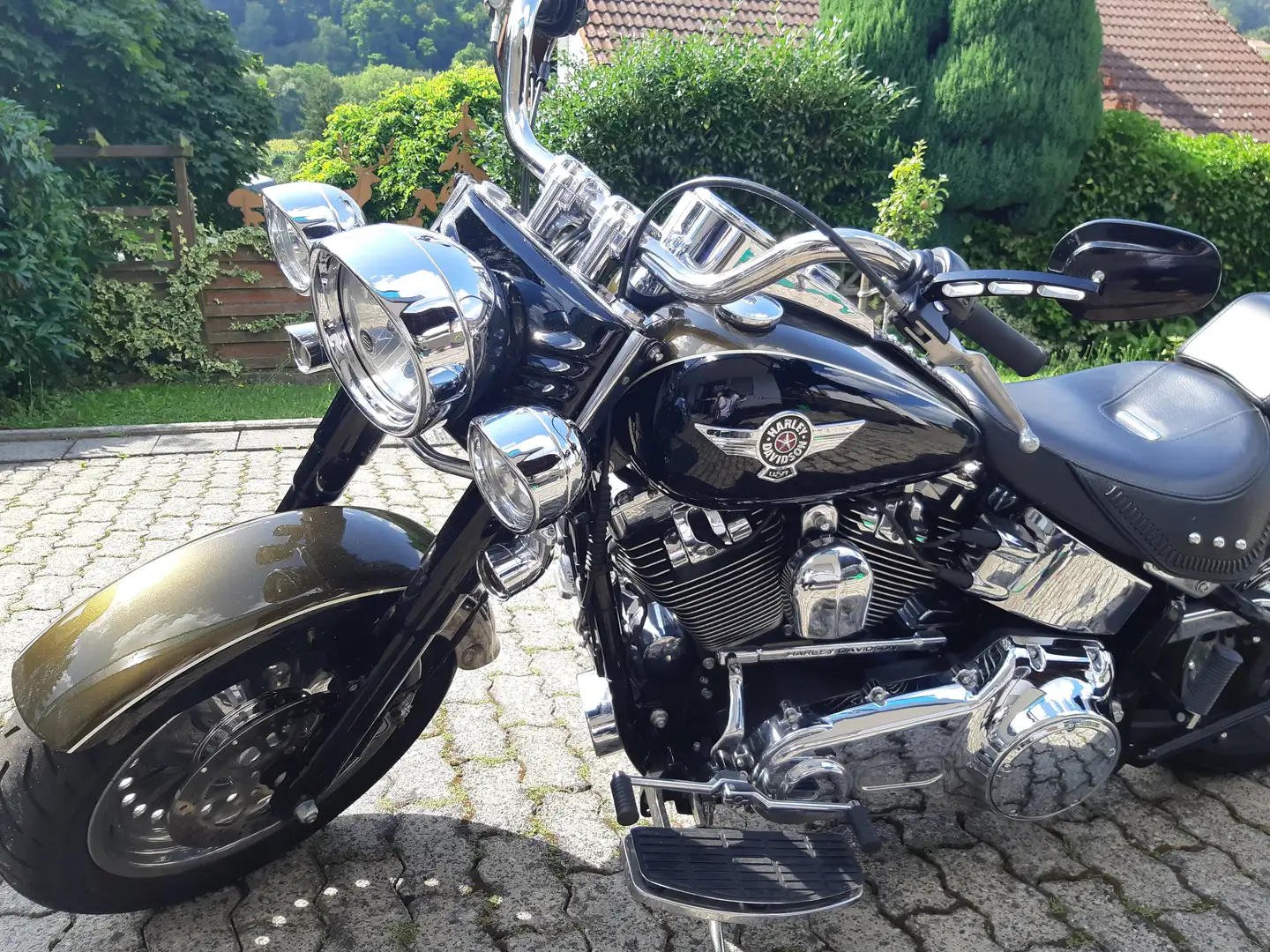 Harley-Davidson Fat Boy Softail FLSTF Green - 1