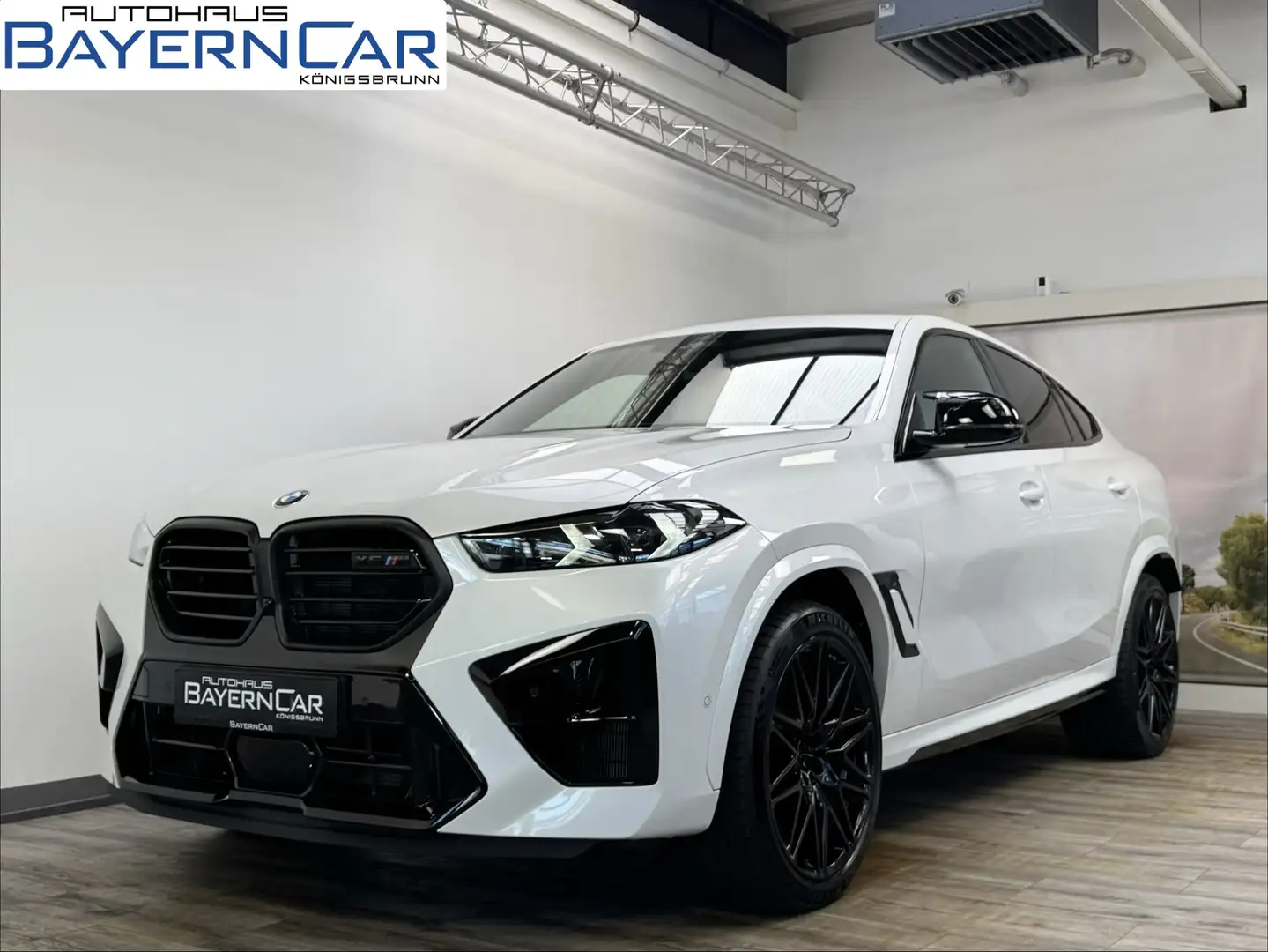BMW X6 M Competition Pano Sky Sitzlüftung MultiSeats Weiß - 1