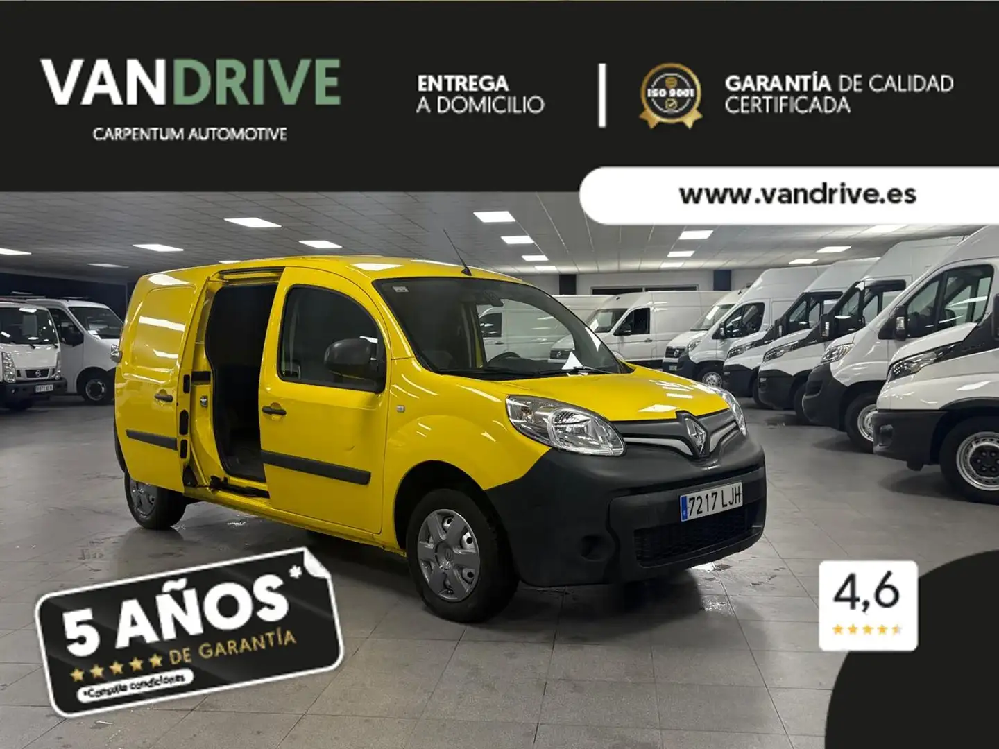 Renault Kangoo Fg. Maxi 1.5dCi Profesional 66kW 2pl. Jaune - 1