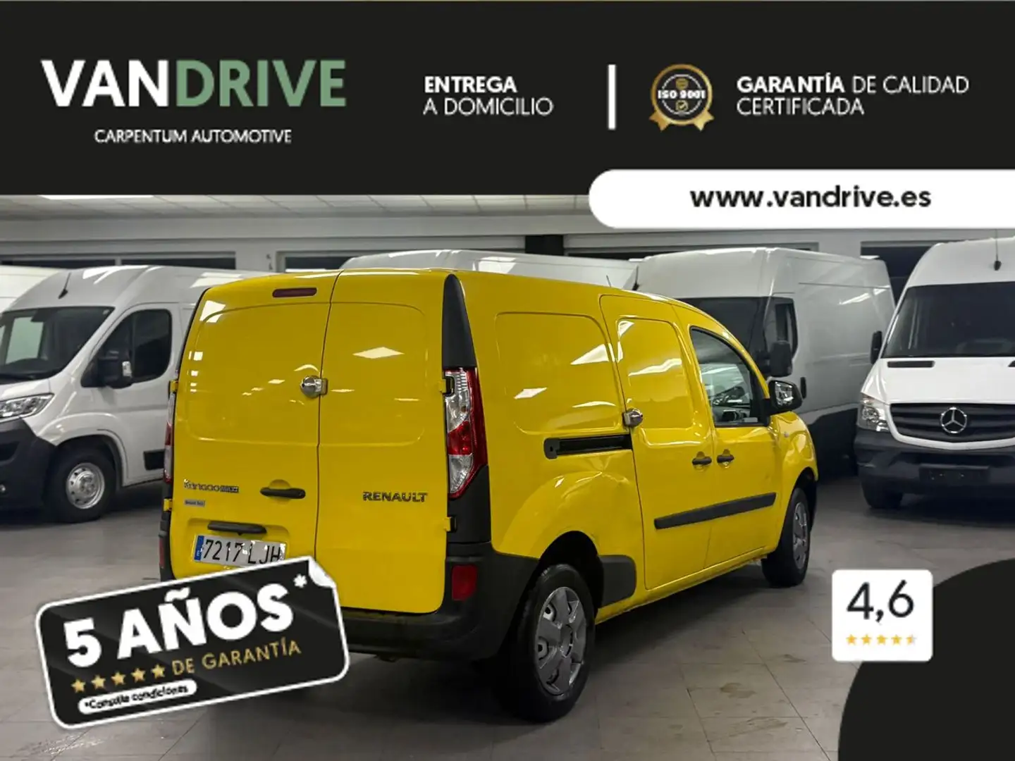 Renault Kangoo Fg. Maxi 1.5dCi Profesional 66kW 2pl. Jaune - 2