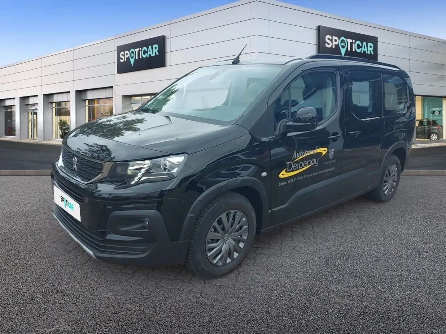 Peugeot e-Rifter L2 Allure 136 Finanzierung ab 1,99% eff Zins Zwart - 1