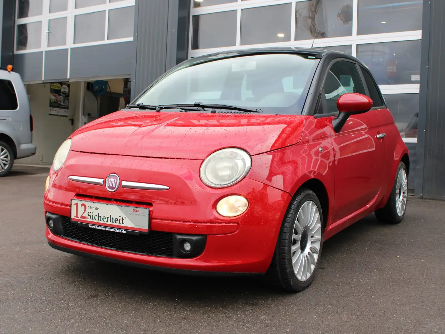 Fiat 500 Sport Klima Teilleder  Bluetooth Rot - 2