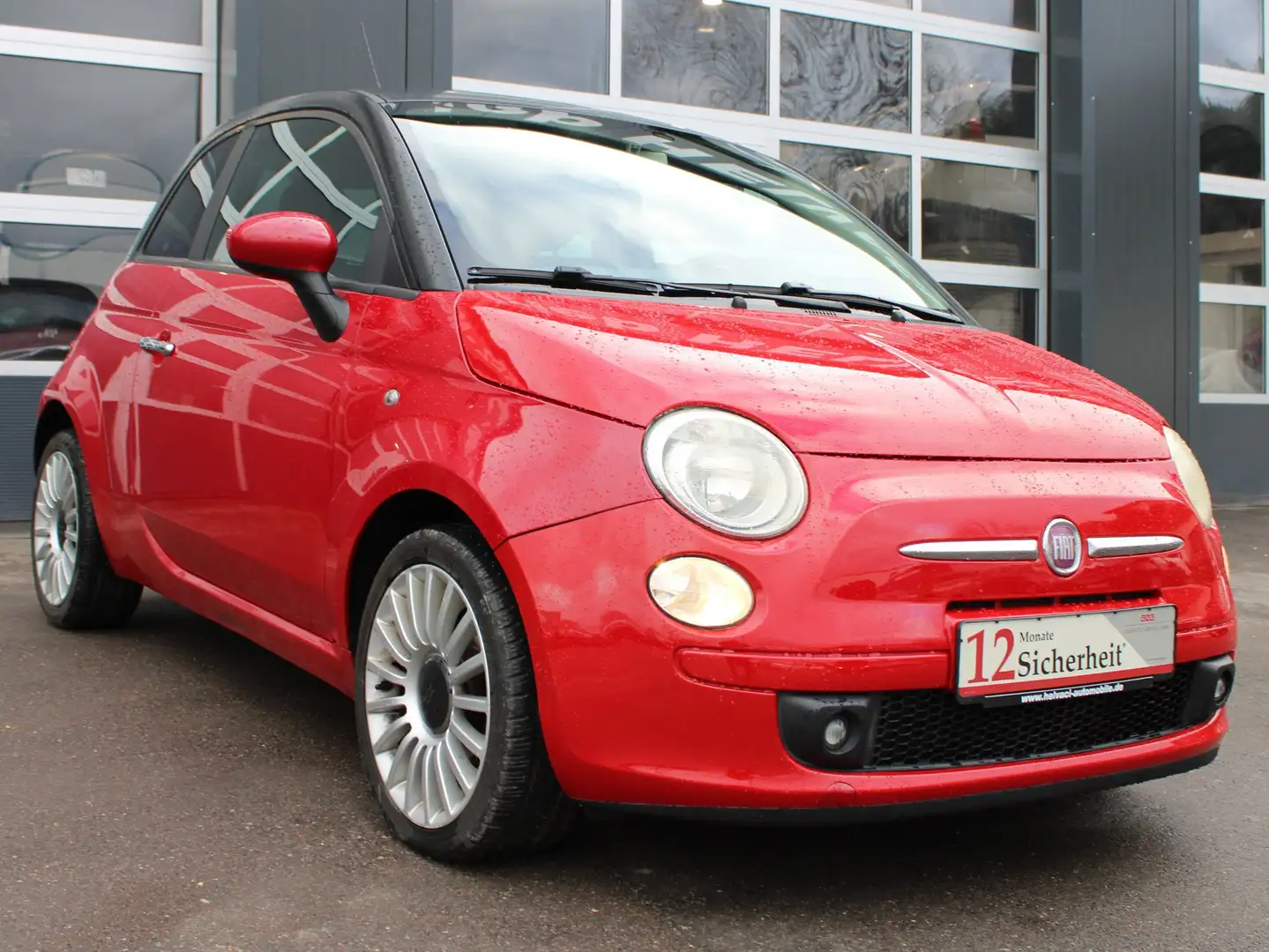 Fiat 500 Sport Klima Teilleder  Bluetooth Rot - 1